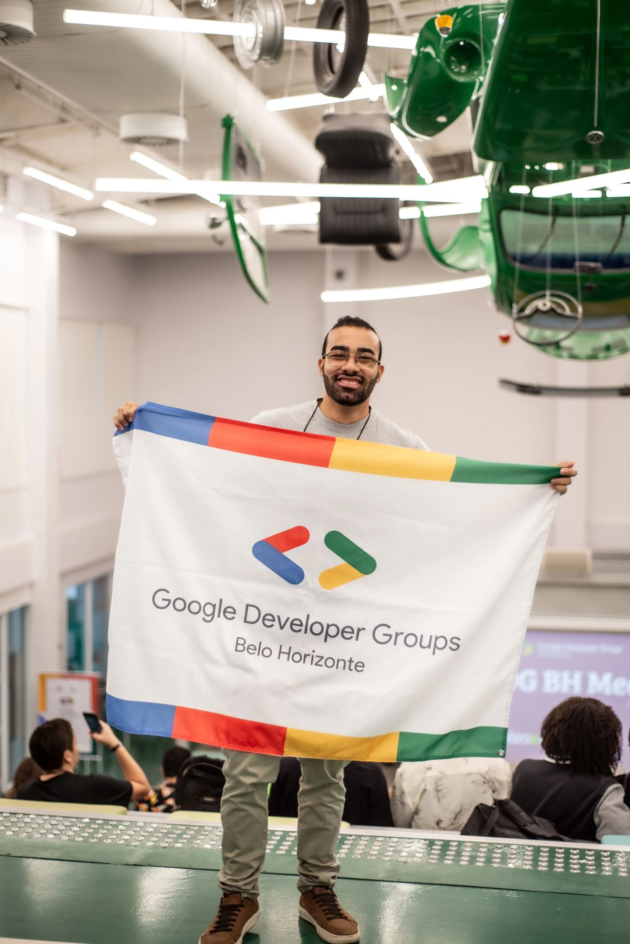 Victor Augusto em evento da comunidade GDG Belo Horizonte